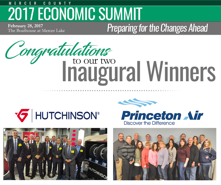 Princeton Air was one of two winners of the 2017 Mercer County Economic Summit!