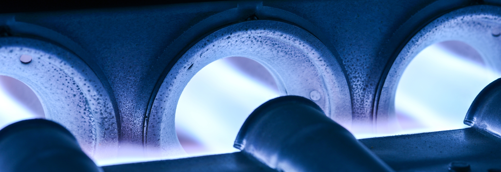 closeup image of a furnace
