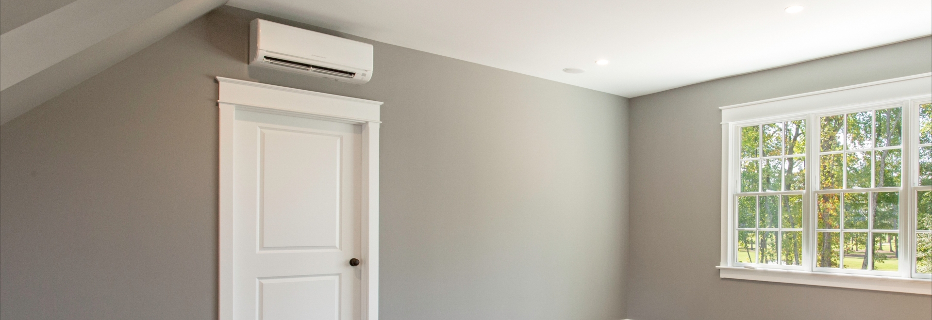 heat pump in a room
