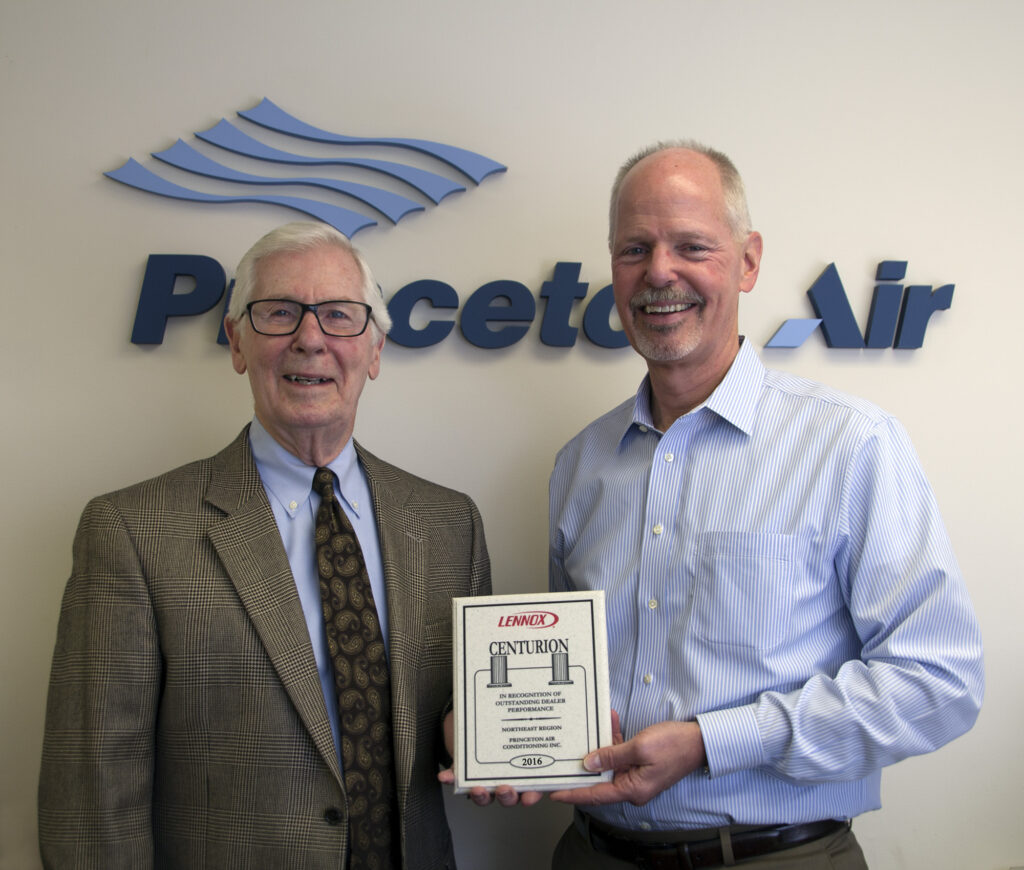 Princeton Air Receives Excellence Award from Lennox® Industries