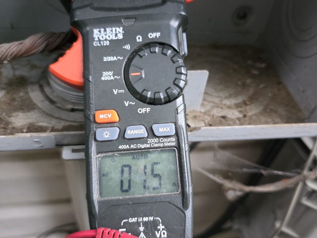 A voltage meter is used after a spring power surges occur to identify electrical damage